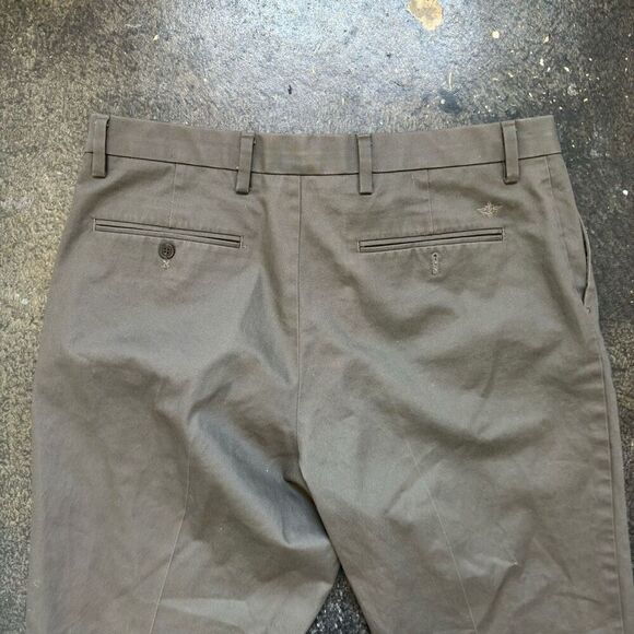 Dockers Men’s Signature Khaki Flex Comfort Classic Fit Flat Front Size 39x29.5 - Picture 5 of 11